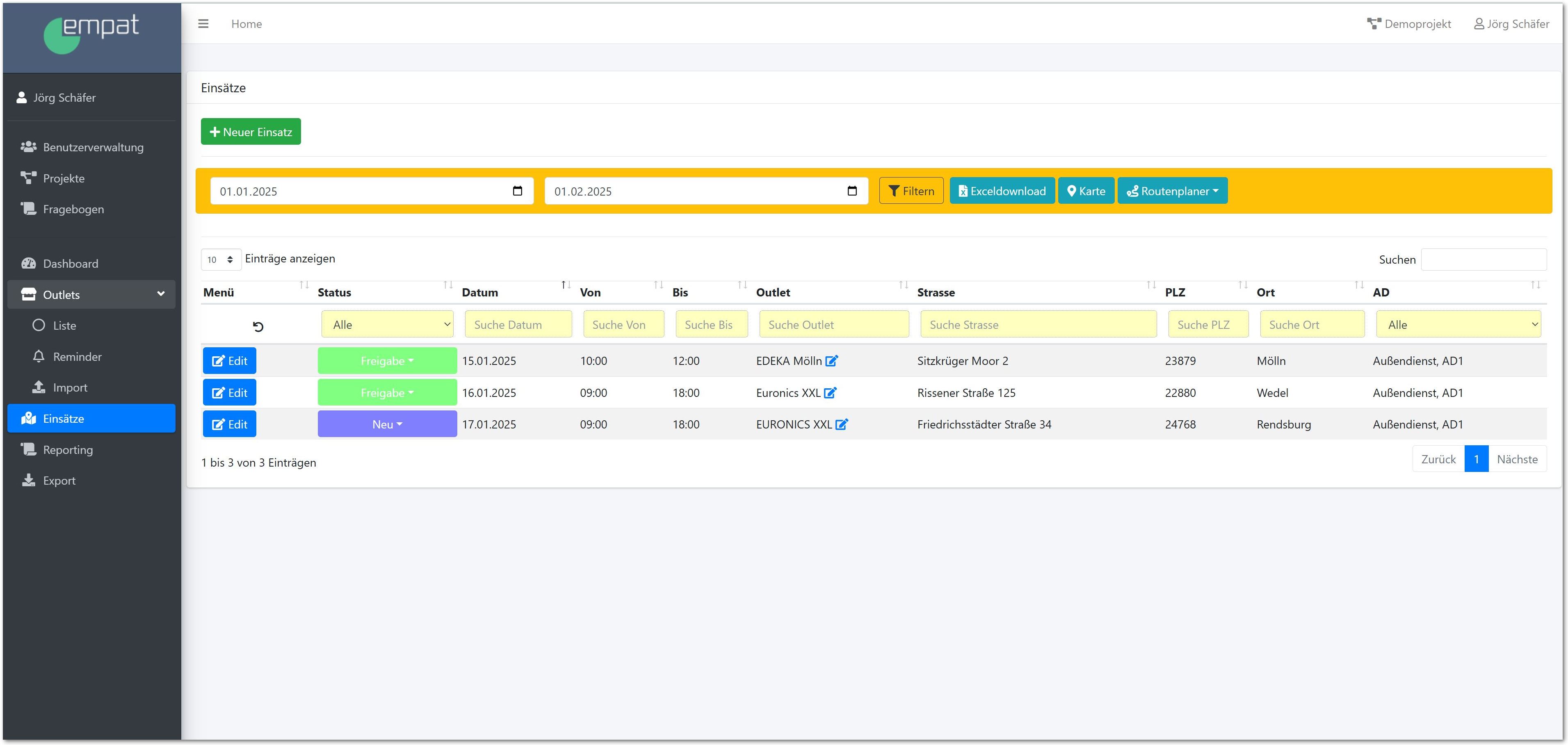 Außendienstlösung 1