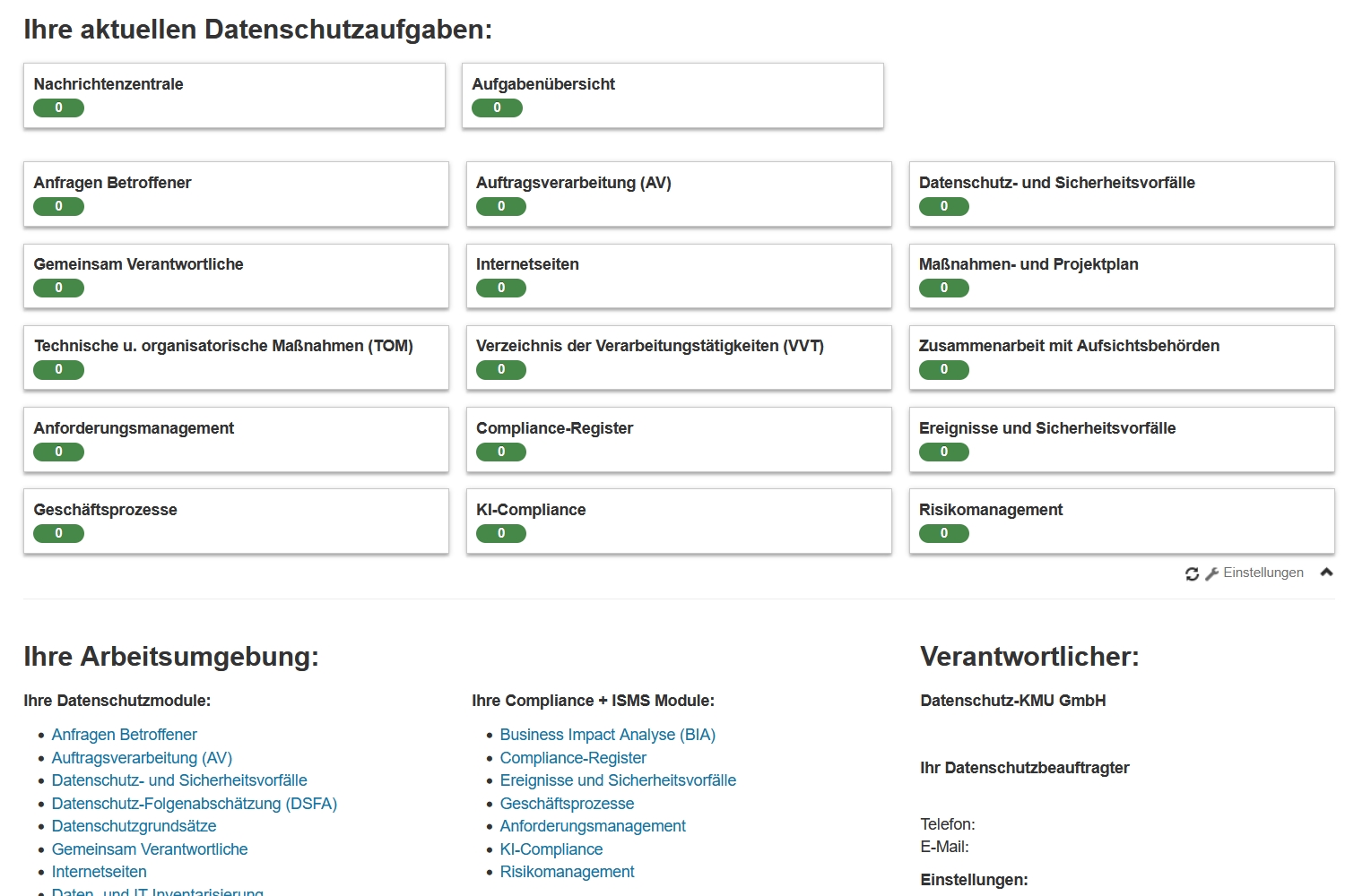 Datenschutzbeauftragter bei Kleinunternehmen